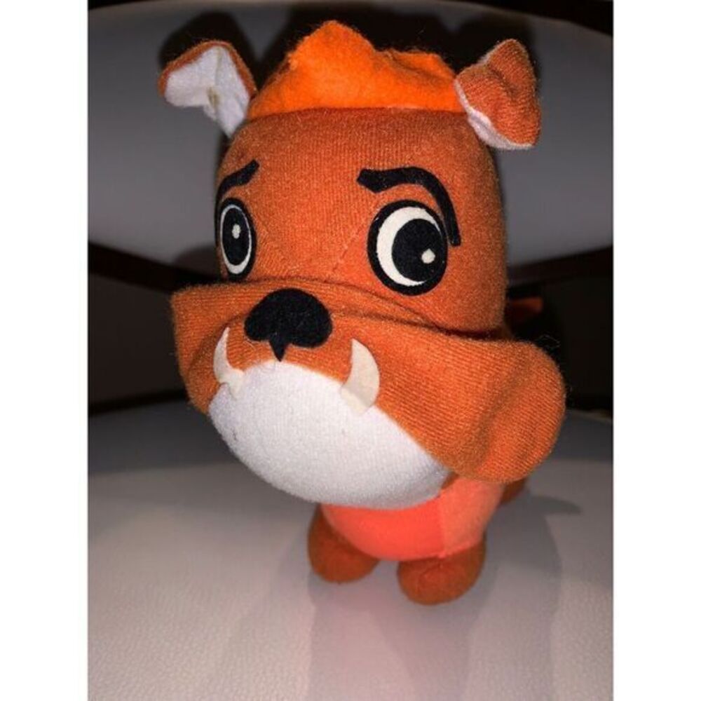 Vintage Dakin Dream Pets Orange Boxer Dog with a hat 1976